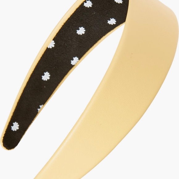 LELE SADOUGHI Camel Faux Leather Cher Headband main image 8